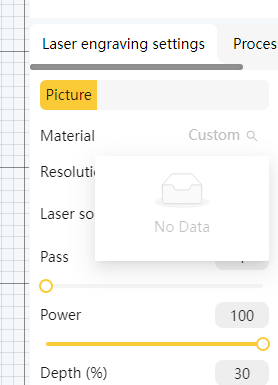 LaserPecker Design Space intet materiale.png